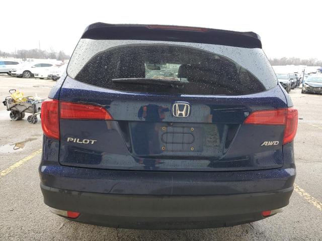 5FNYF6H89HB069829 - 2017 HONDA PILOT EXL BLUE photo 6