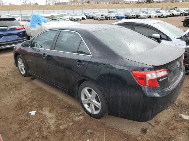 4T1BF1FK8DU260145 - 2013 TOYOTA CAMRY L BLACK photo 2