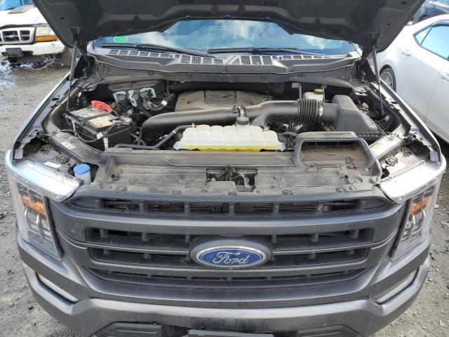 1FTFW1E86NFC37822 - 2022 FORD F150 SUPERCREW GRAY photo 11