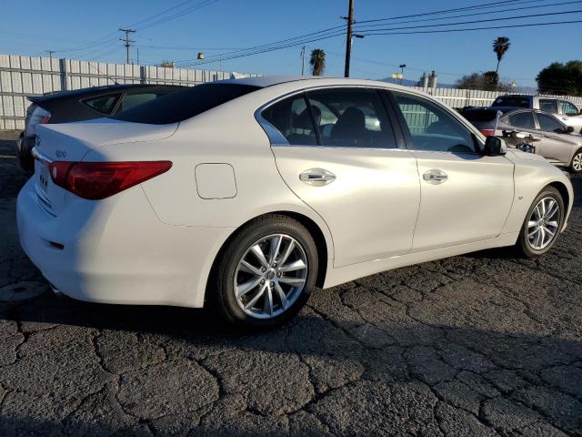 JN1BV7AP1EM693341 - 2014 INFINITI Q50 BASE WHITE photo 3