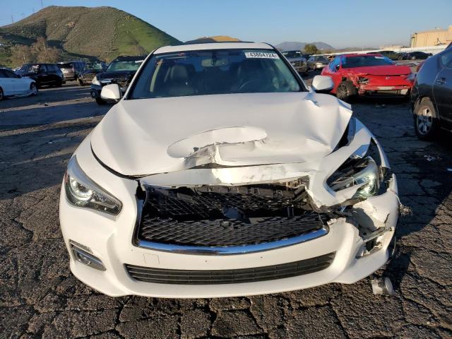 JN1BV7AP1EM693341 - 2014 INFINITI Q50 BASE WHITE photo 5