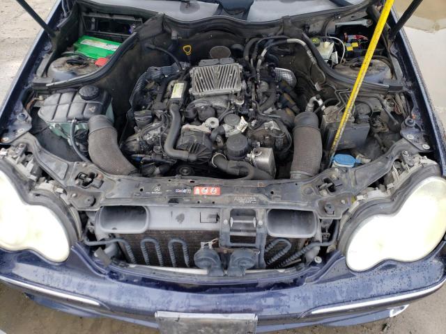 WDBRF52H36F754553 - 2006 MERCEDES-BENZ C 230 BLUE photo 11