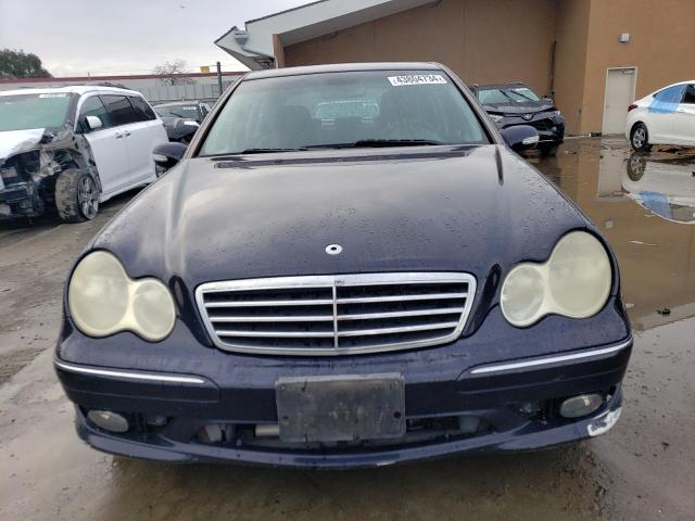 WDBRF52H36F754553 - 2006 MERCEDES-BENZ C 230 BLUE photo 5