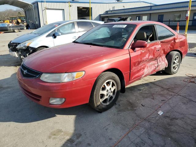 2T1CG22P2YC380863 - 2000 TOYOTA CAMRY SOL SE RED photo 1