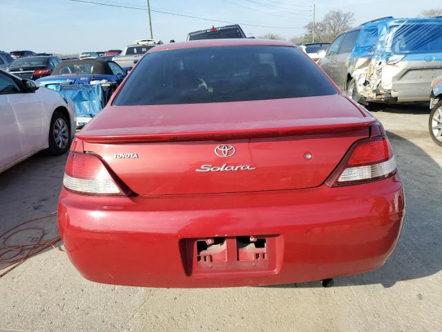 2T1CG22P2YC380863 - 2000 TOYOTA CAMRY SOL SE RED photo 6