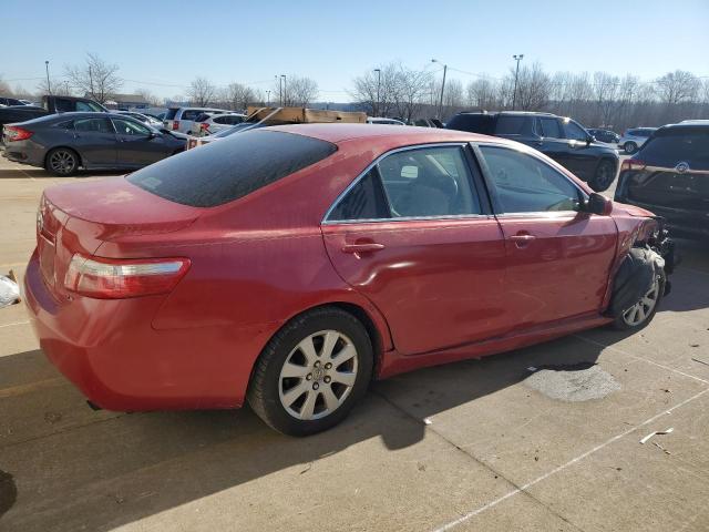 4T1BE46K27U009632 - 2007 TOYOTA CAMRY CE RED photo 3