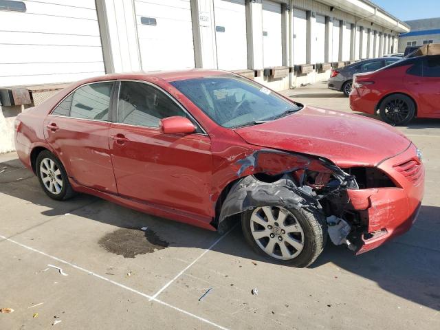 4T1BE46K27U009632 - 2007 TOYOTA CAMRY CE RED photo 4