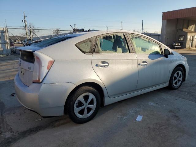 JTDKN3DU1D5561521 - 2013 TOYOTA PRIUS SILVER photo 3