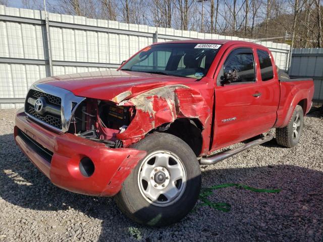 5TFUX4EN0BX005072 - 2011 TOYOTA TACOMA ACCESS CAB RED photo 1