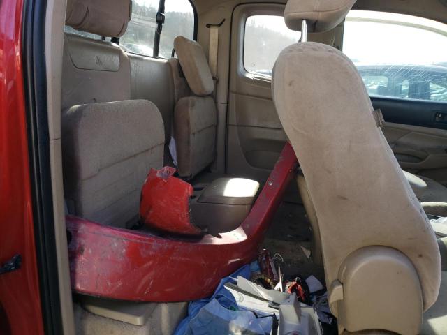 5TFUX4EN0BX005072 - 2011 TOYOTA TACOMA ACCESS CAB წითელი ფოტო 10