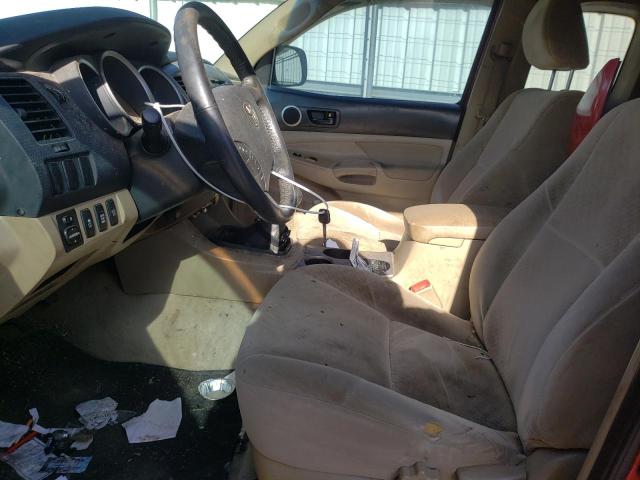 5TFUX4EN0BX005072 - 2011 TOYOTA TACOMA ACCESS CAB წითელი ფოტო 7