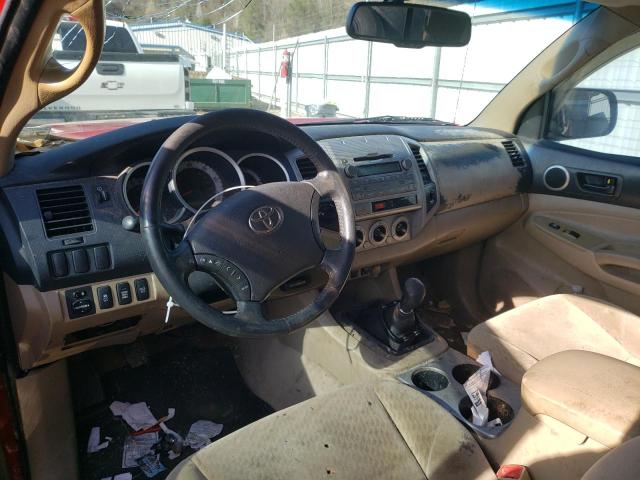 5TFUX4EN0BX005072 - 2011 TOYOTA TACOMA ACCESS CAB წითელი ფოტო 8