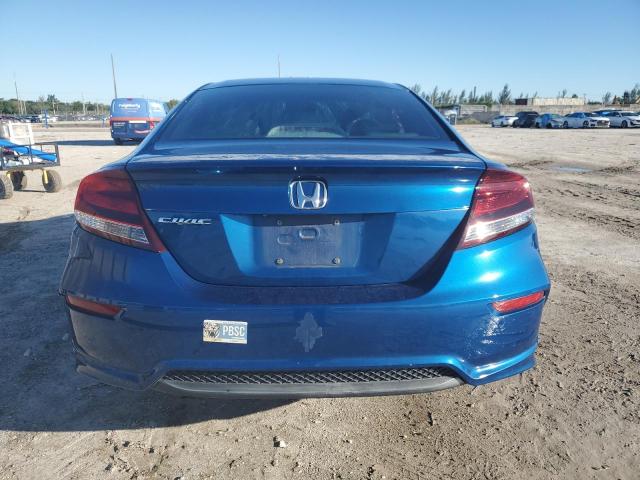 2HGFG3B57FH520203 - 2015 HONDA CIVIC LX BLUE photo 6