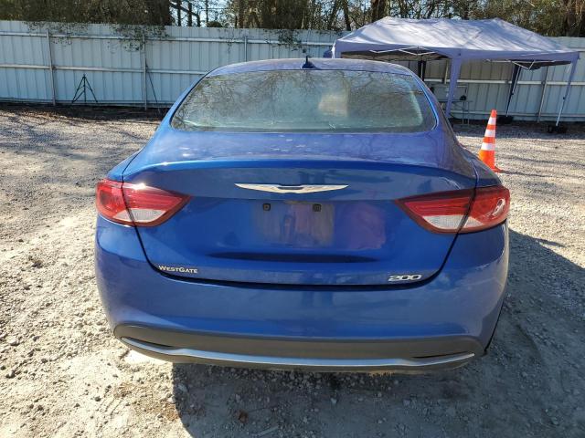 1C3CCCAB6FN712986 - 2015 CHRYSLER 200 LIMITED BLUE photo 6