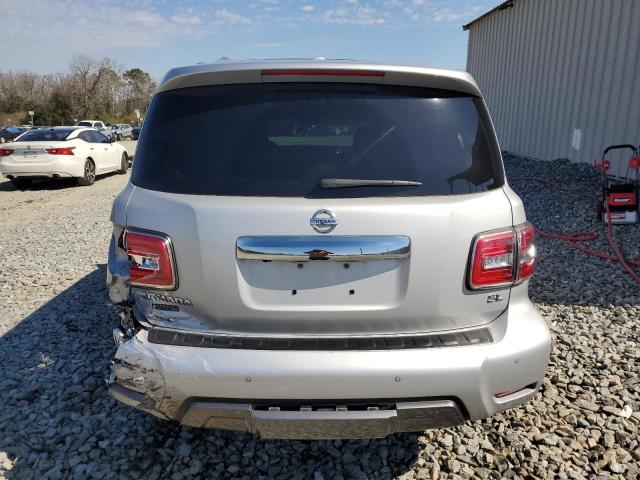 JN8AY2ND4KX008718 - 2019 NISSAN ARMADA SV SILVER photo 6