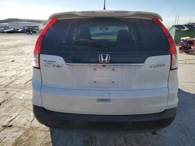 5J6RM4H79CL058061 - 2012 HONDA CR-V EXL WHITE photo 6