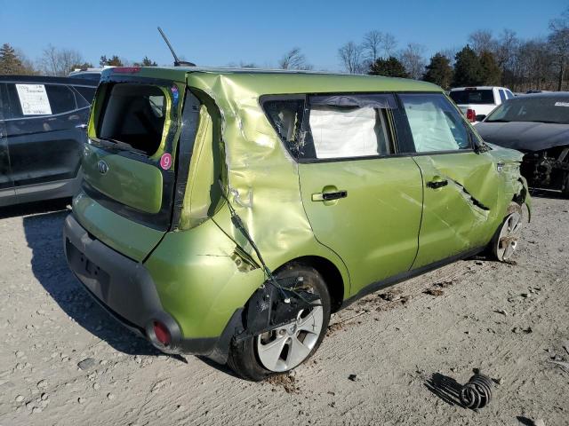 KNDJN2A23G7850370 - 2016 KIA SOUL GREEN photo 3