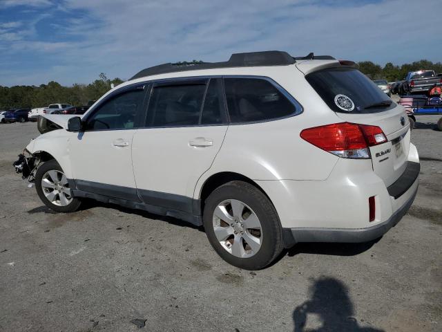 4S4BRCKC5B3394082 - 2011 SUBARU OUTBACK 2.5I LIMITED WHITE photo 2