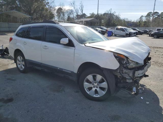 4S4BRCKC5B3394082 - 2011 SUBARU OUTBACK 2.5I LIMITED WHITE photo 4