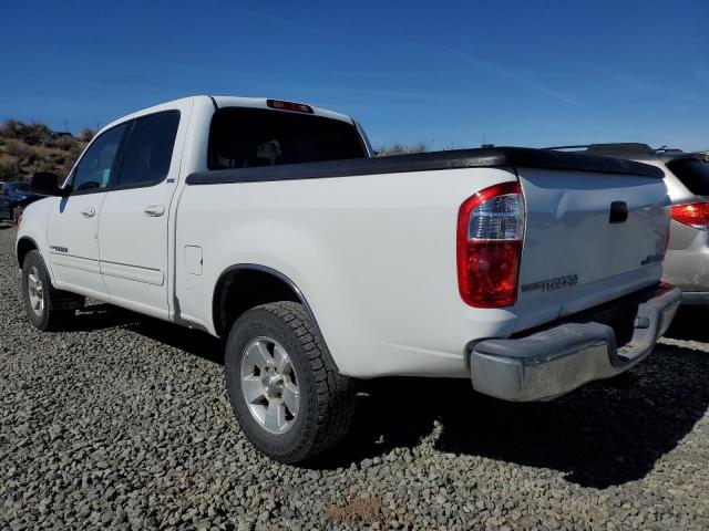 5TBDT44126S549605 - 2006 TOYOTA TUNDRA DOUBLE CAB SR5 WHITE photo 2