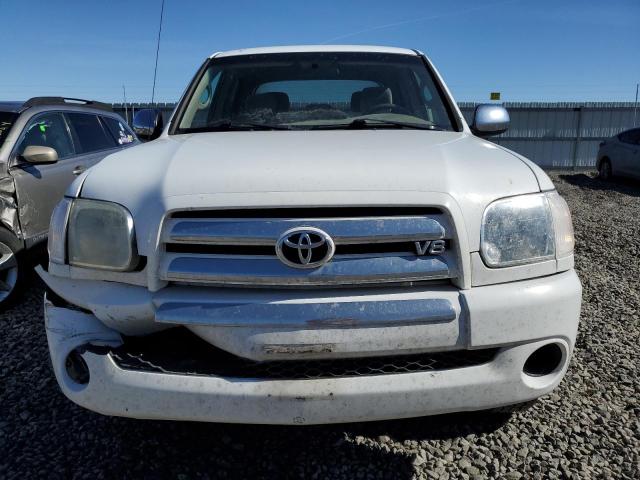 5TBDT44126S549605 - 2006 TOYOTA TUNDRA DOUBLE CAB SR5 WHITE photo 5