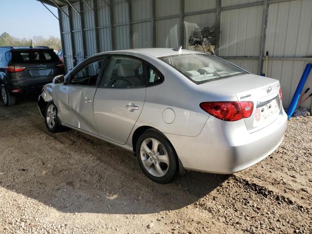 KMHDU4AD2AU873124 - 2010 HYUNDAI ELANTRA BLUE SILVER photo 2