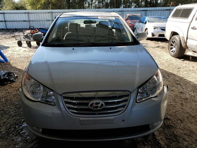 KMHDU4AD2AU873124 - 2010 HYUNDAI ELANTRA BLUE SILVER photo 5