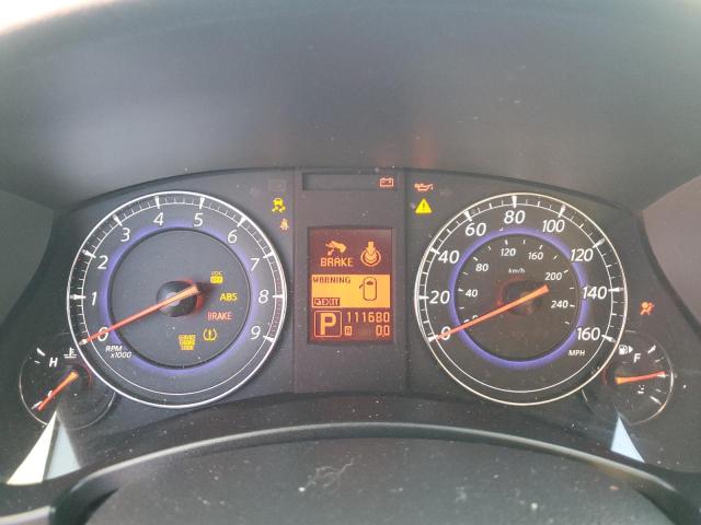 JN1AJ0HP8AM703488 - 2010 INFINITI EX35 BASE Արծաթագույն լուսանկար 9