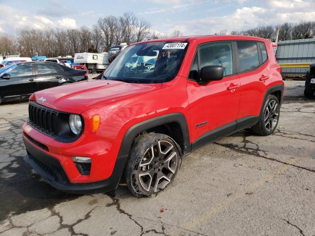 ZACNJAAB8LPL70469 - 2020 JEEP RENEGADE SPORT RED photo 1