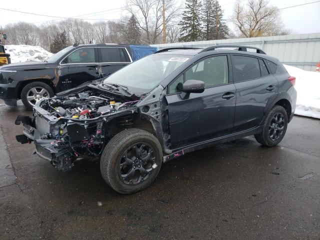 JF2GTHSC0PH225348 - 2023 SUBARU CROSSTREK SPORT GRAY photo 1