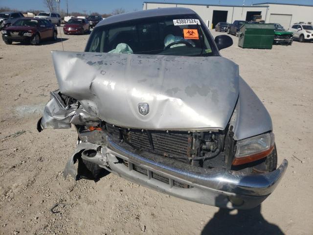 1D7GG46K74S682627 - 2004 DODGE DAKOTA SLT SILVER photo 5