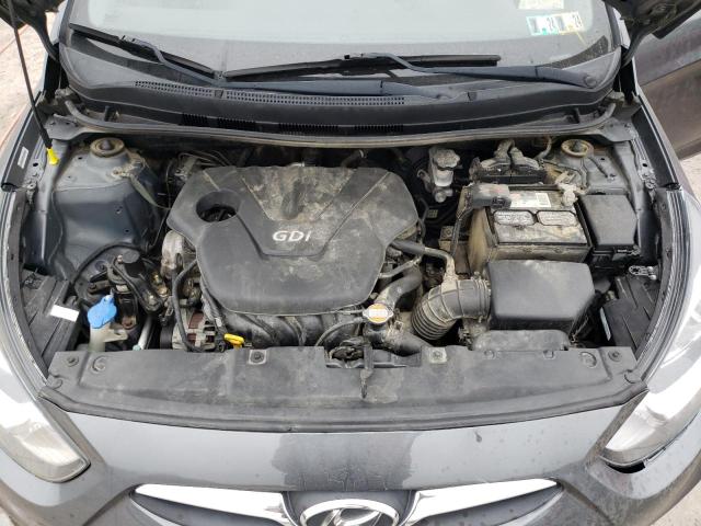 KMHCT4AE3CU067397 - 2012 HYUNDAI ACCENT GLS GRAY photo 11