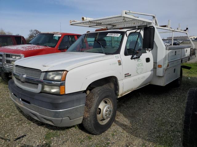 1GBJC341X3E226526 - 2003 CHEVROLET SILVERADO C3500 WHITE photo 1