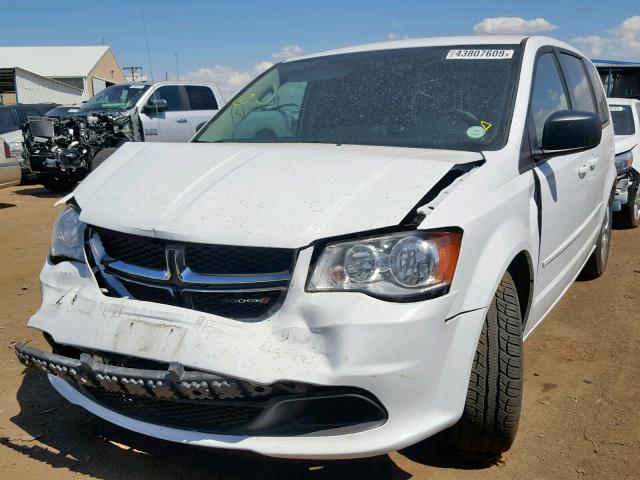 2C4RDGBG7GR242489 - 2016 DODGE GRAND CARAVAN SE  photo 2