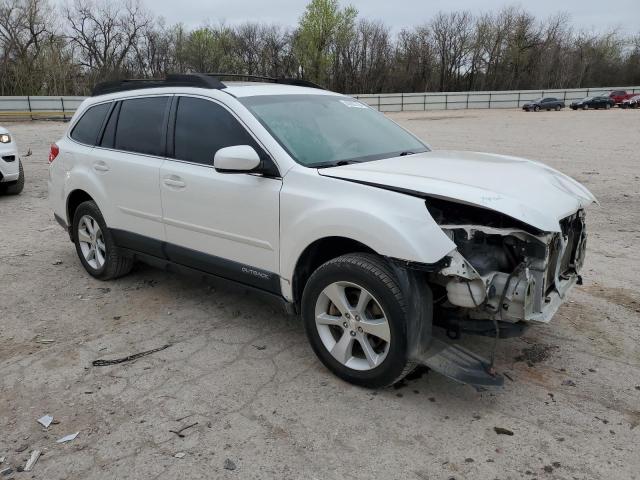 4S4BRDPC3D2302720 - 2013 SUBARU OUTBACK 3.6R LIMITED WHITE photo 4