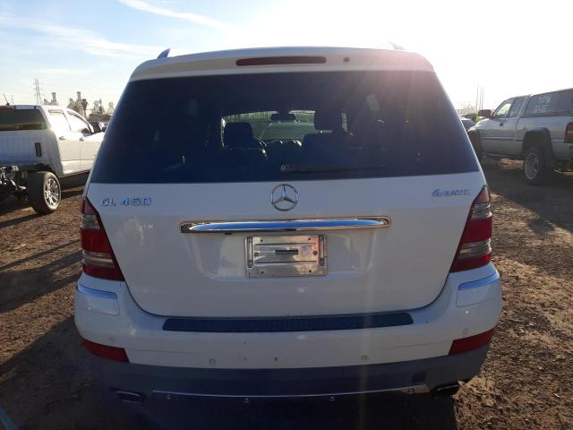 4JGBF71E19A514288 - 2009 MERCEDES-BENZ GL 450 4MATIC WHITE photo 6