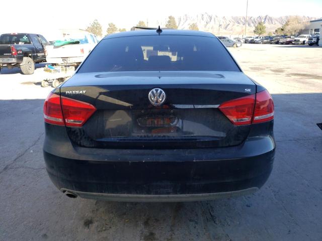 1VWBH7A36DC026798 - 2013 VOLKSWAGEN PASSAT SE BLACK photo 6