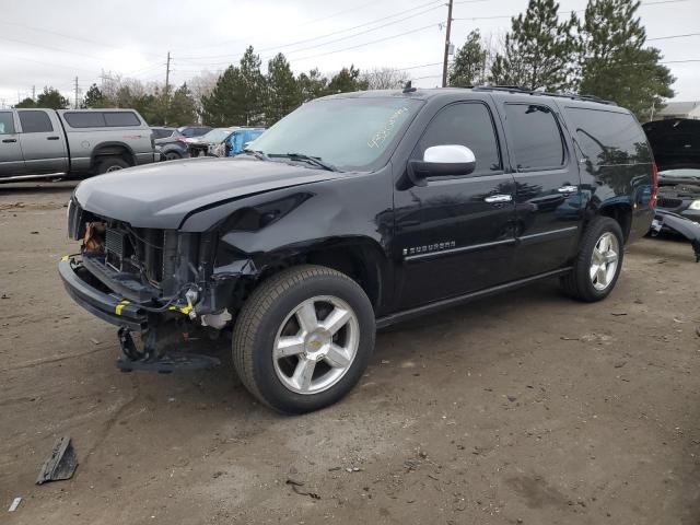 1GNFK16387J327298 - 2007 CHEVROLET SUBURBAN K1500 BLACK photo 1