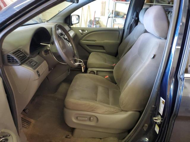 5FNRL38489B407294 - 2009 HONDA ODYSSEY EX BLUE photo 7