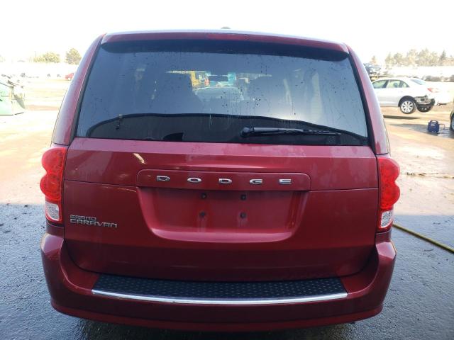 2C4RDGBG5FR691376 - 2015 DODGE GRAND CARA SE RED photo 6