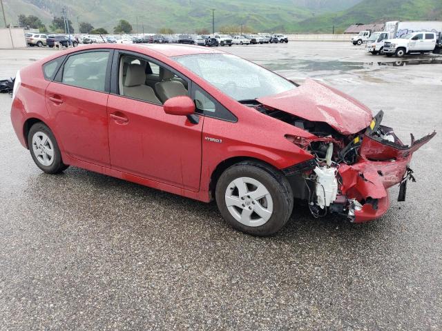 JTDKN3DU8B1384499 - 2011 TOYOTA PRIUS RED photo 4