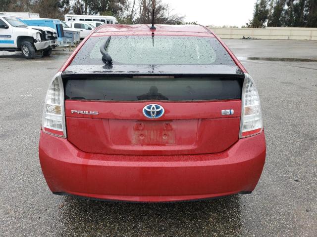 JTDKN3DU8B1384499 - 2011 TOYOTA PRIUS RED photo 6