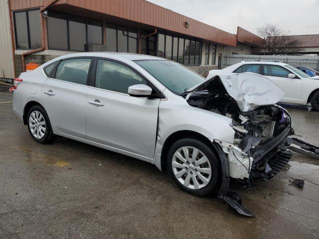 3N1AB7AP7FY356675 - 2015 NISSAN SENTRA S SILVER photo 4