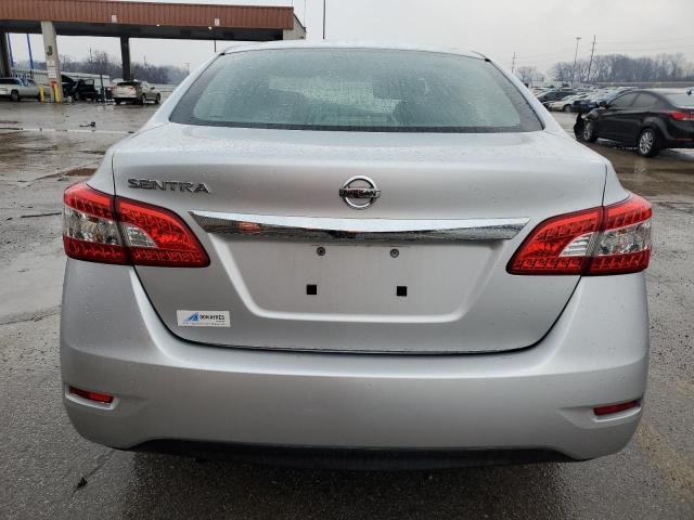 3N1AB7AP7FY356675 - 2015 NISSAN SENTRA S SILVER photo 6