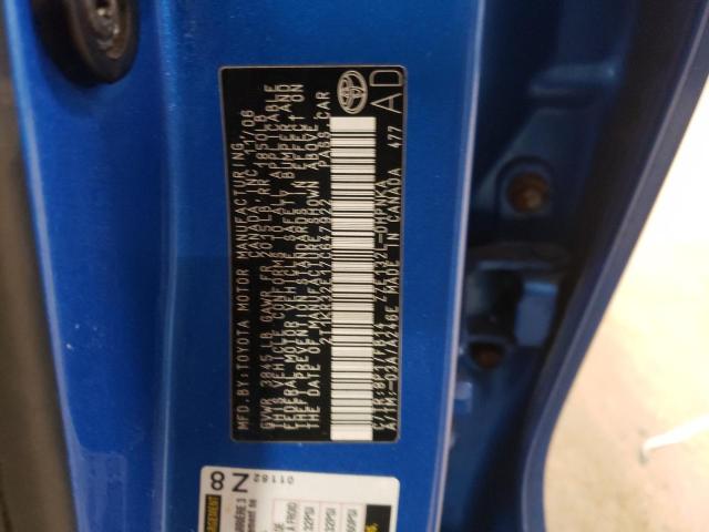 2T1KR32E17C647922 - 2007 TOYOTA COROLLA MA XR BLUE photo 12