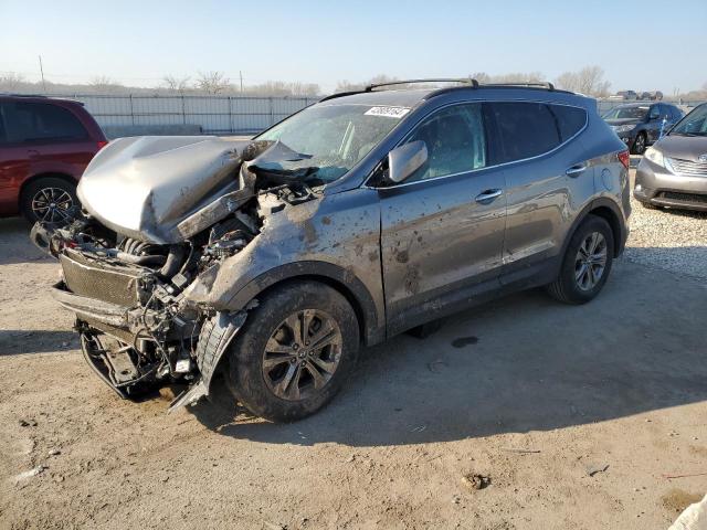 5XYZU3LB1EG158634 - 2014 HYUNDAI SANTA FE S GRAY photo 1