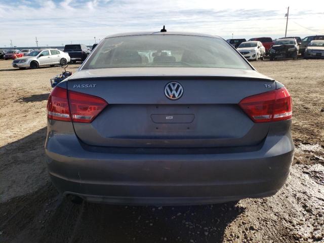 1VWAS7A31EC024519 - 2014 VOLKSWAGEN PASSAT S GRAY photo 6