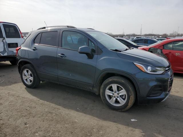 KL7CJPSM1NB533180 - 2022 CHEVROLET TRAX 1LT BLUE photo 4