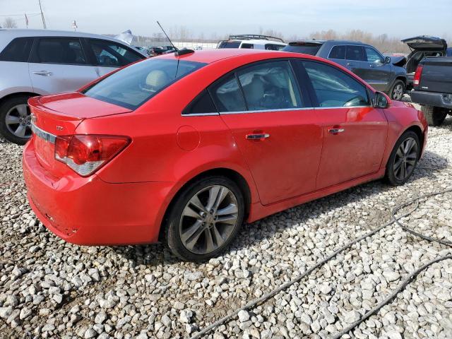 1G1PG5SB3F7284030 - 2015 CHEVROLET CRUZE LTZ RED photo 3