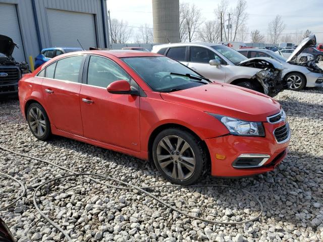 1G1PG5SB3F7284030 - 2015 CHEVROLET CRUZE LTZ RED photo 4